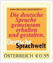 Briefmarke der Deutschen Sprachwelt